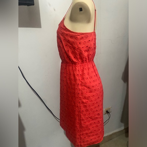 Madewell Orange Smocked Mini Sundress Excelent Like New - Picture 13 of 14
